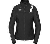 Spidi Corsa Tex Lady Chaqueta textil de moto - Negro Blanco (S)