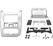 Panel Embellecedor De Autorradio Gris Para Dacia 2din Phonocar Ref. 03614