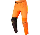 Alpinestars Supertech Blaze Patch Pantalones de motocross - Negro Naranja (30)