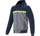 Alpinestars Chrome Street Chaqueta textil para motocicleta - Azul Amarillo (M)