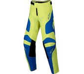 Alpinestars Racer Veil Pantalones de motocross para jóvenes - Azul Amarillo (26)