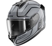 Shark D-Skwal 3 Drone Casco - Negro Plata (M)