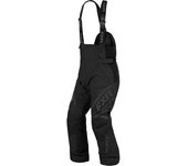 FXR Team FX 2023 Pantalones baberos para motos de nieve - Negro (M)