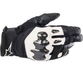 Alpinestars SMX-1 Drystar® Guantes de motocicleta impermeables - Negro Blanco (L)