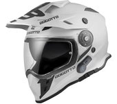 Bogotto H331 BT Bluetooth Casco de enduro - Blanco (XS)
