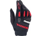 Alpinestars Honda Full Bore Guantes de motocross - Negro Rojo (3XL)