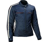 DIFI Jodie Aerotex Urban impermeable Chaqueta textil de motocicleta para mujer - Azul Beige (46)