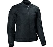 DIFI Jodie Aerotex Urban impermeable Chaqueta textil de motocicleta para mujer - Negro (46)