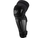 Leatt 3DF Hybrid EXT Motocross Rodilla/Espinillera - Negro (L XL)