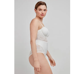 Body desmontable in&out de encaje tipo crochet en copas B y C - Gisela