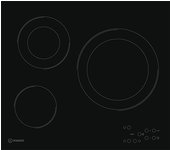 Placa vitrocerámica INDESIT RI630C 3 zonas, 9 niveles