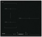 Sharp KH-6I31BS00 hobs Negro Countertop (placement) Con placa de inducción 3 zona(s)
