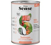 12 latas x 380 g Dibaq Adult Sense Grain Free Salmón lata para perros ¡Pack ahorro!
