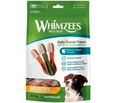 24 barritas Whimzees Snacks Dentales para perros de razas medianas ¡Pack ahorro!