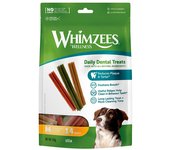 28 barritas Whimzees Snacks Dentales Stix para perros de razas medianas ¡Pack ahorro!