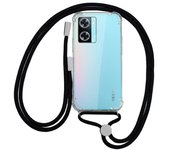 Cool Carcasa Cordón Negro para Oppo A57s/A77 5G/Realme Narzo 50 5G