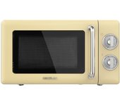 Cecotec ProClean 3110 Retro Microondas con Grill 20L 700W Amarillo