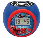 Lexibook Spider Man Reloj Despertador Proyector con Función Temporizador