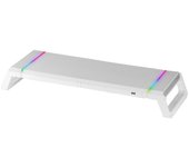 Mars Gaming MGS-ONE Soporte Premium para Monitor RGB Chroma Blanco