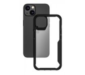 Muvit for Change Funda Shockproof 2m Transparente/Negra para iPhone 13