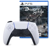 Sony Pack DualSense Mando Inalámbrico para PS5 + Demon's Souls Remake PS5