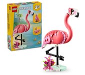 Lego Creator 3en1 Fauna Salvaje: Flamenco Rosa para Niños de 8+ Años