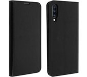 Avizar Funda Cartera de Cuero Negro para Samsung Galaxy A70
