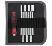 Wiha System 6 Set Destornillador + 7 Puntas + Bolsa Enrollable