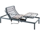 Cama articulada eléctrica 5 planos láminas basculantes 150x190 cm (2 de 75x190)
