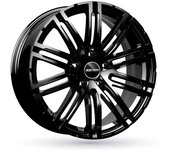 Llanta De Aluminio Gmp Targa 9x21 5x112 Et26 Brillo Negro