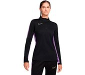Nike - Sudadera Dri-Fit Academy, Mujer, Black-Black Raspberry-Lt Lemon Twist, XS