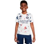 Nike - Camiseta PSG Pre-Match 2024-2025 Niño, Unisex, White-Midnight Navy-Midnight Navy, M