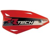 Race Tech Guardamanos Vertigo ajustable en rojo -