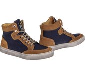 Helstons Kobe Zapatos de motocicleta - Azul Amarillo (45)