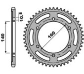 PBR Piñón trasero de acero C45 estándar 502 - 530 -  (230 mm)