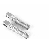 Gilles Reposapiés del pasajero TOOLING Sport plata Triumph Speed Triple 1050 -