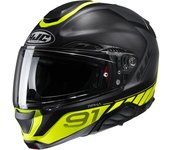 HJC RPHA 91 Rafino Casco - Negro Amarillo (XS 54 55)