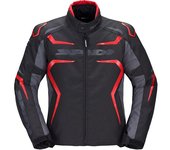Spidi Race-Evo H2Out Chaqueta textil de motocicleta - Negro Rojo (S)