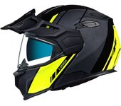 NEXX X.Vilijord Hi-Viz Casco - Negro Amarillo (XL)