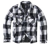 Brandit Lumber Chaqueta - Negro Blanco (3XL)