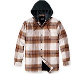 Carhartt Rugged Flex Flannel Hooded Camisa - Marrón