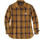 Carhartt Heavyweight Twill Camisa de dama - Marrón (L)