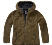 Brandit Teddyfleece Chaqueta de dama - Verde (2XL)