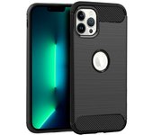 Cool Funda Carbón Negro para iPhone 13 Pro