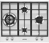 Smeg PX164L Placa de Gas 4 Zonas 60cm Inox