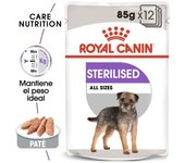 12 x 85gr Royal Canin All Sizes Sterilised Comida Húmeda Para Perros Esterilizados De Todos Los Tamaños