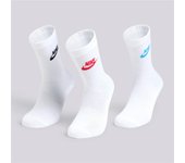 Nike Everyday Essential - Blanco - Calcetines talla L