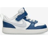 Nike Court Borough Low 2 - Blanco - Zapatillas Velcro Niño talla 27