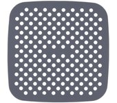 Almohadilla freidora de silicona gris 18x18cm