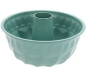 Molde savarín de acero verde Nela Ø25x10cm